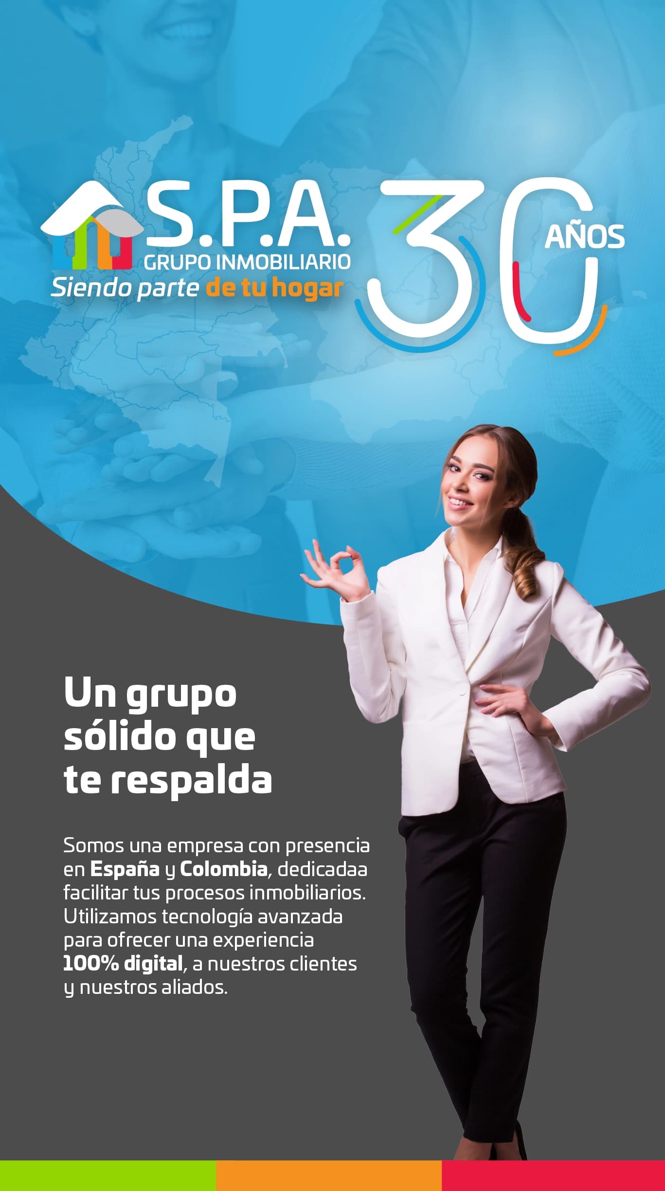 SPA Grupo Inmobiliario - 30 años siendo parte de tu hogar - Maximiza tus oportunidades en el mercado inmobiliario con nuestra experiencia en venta y arriendo.
