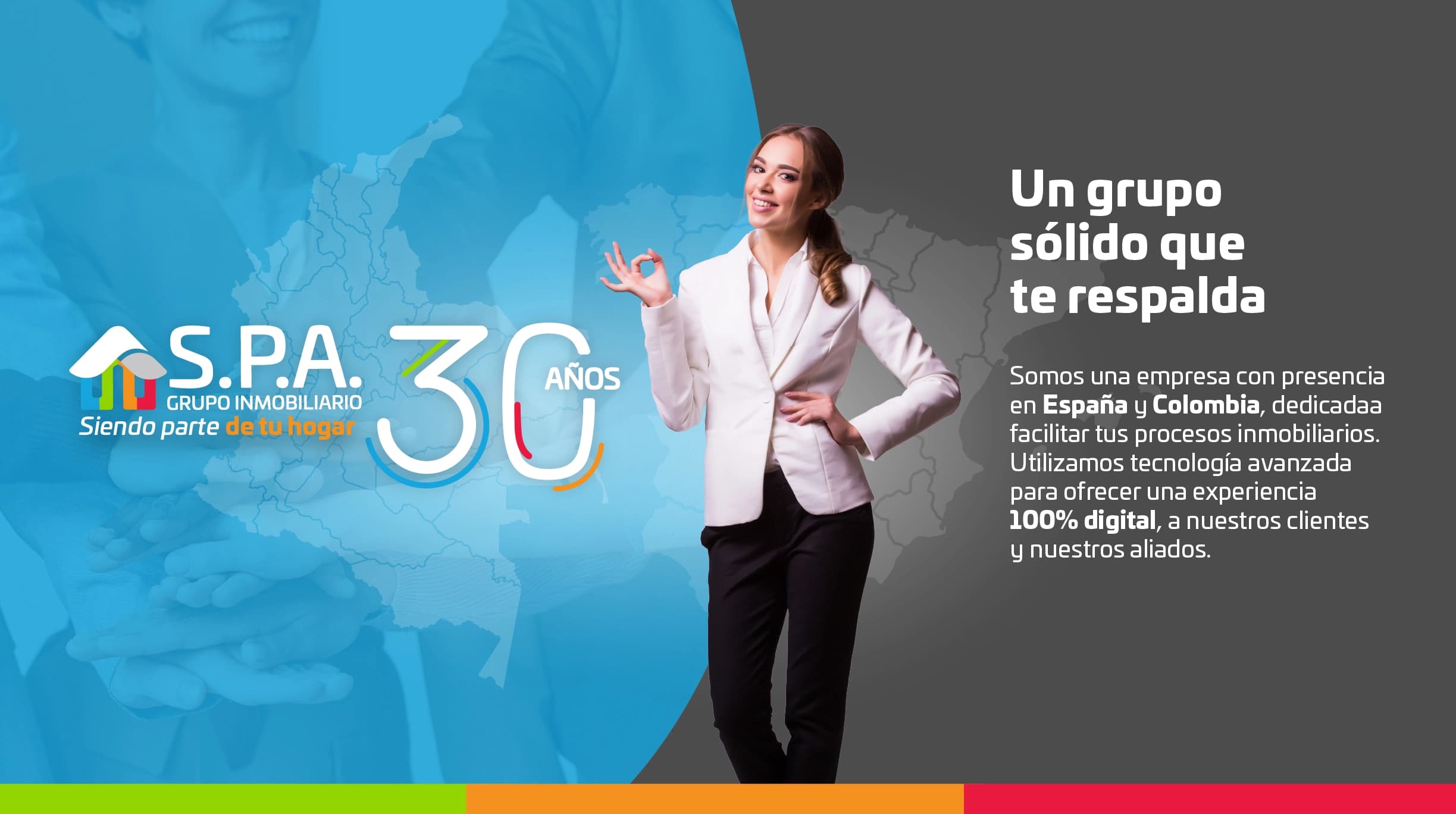 SPA Grupo Inmobiliario - 30 años siendo parte de tu hogar - Maximiza tus oportunidades en el mercado inmobiliario con nuestra experiencia en venta y arriendo.
